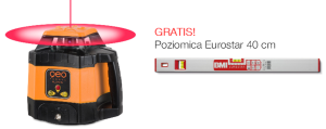 Niwelator laserowy obrotowy FL 220HV +poziomnica gratis