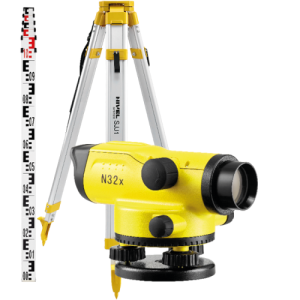 Nivel System Niwelator optyczny N32x +statyw +łata