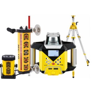 System koparkowy - zestaw z bazą laserową NL620R + SJJ32 + Łata
