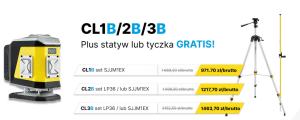 Laser krzyzowy Nivel System Serii CL1B/CL2B/CL3B +gratis 