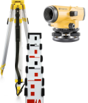 Niwelator optyczny TOPCON AT-B4A z łatą i statywem