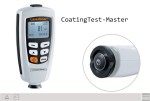 Grubościomierz powłoki lakier Coating Test-Master,FCT 1 Data