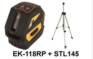 Niwelator krzyżowy  FUKUDA/LAMIGO  EK-118RP/CROSS 2  +statyw STL145